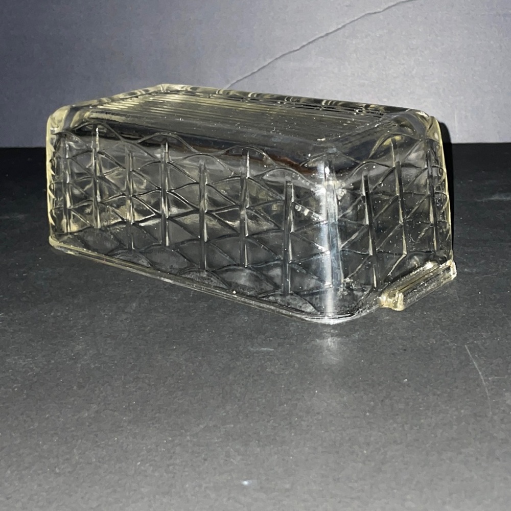 Butter Dish Replacement Lid Depression Glass Collectible Kitchenware Decor